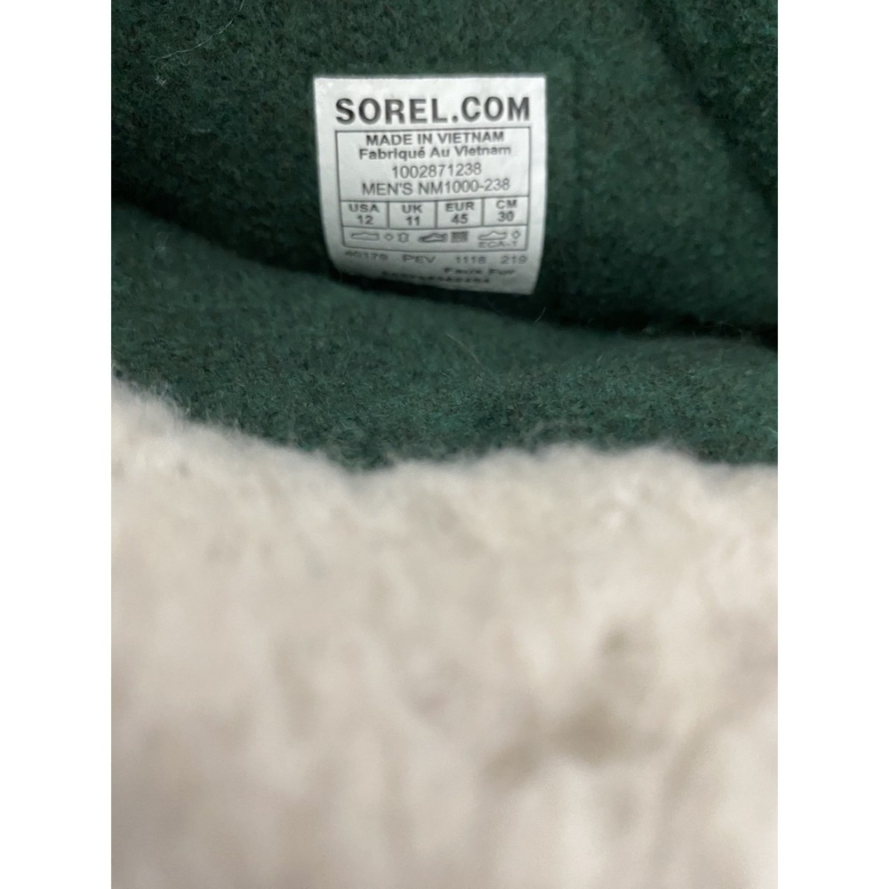 Sorel Caribou Waterproof Winter Boots Men's Sz 12 Brown Suede Insulated Snow - Picture 12 of 15